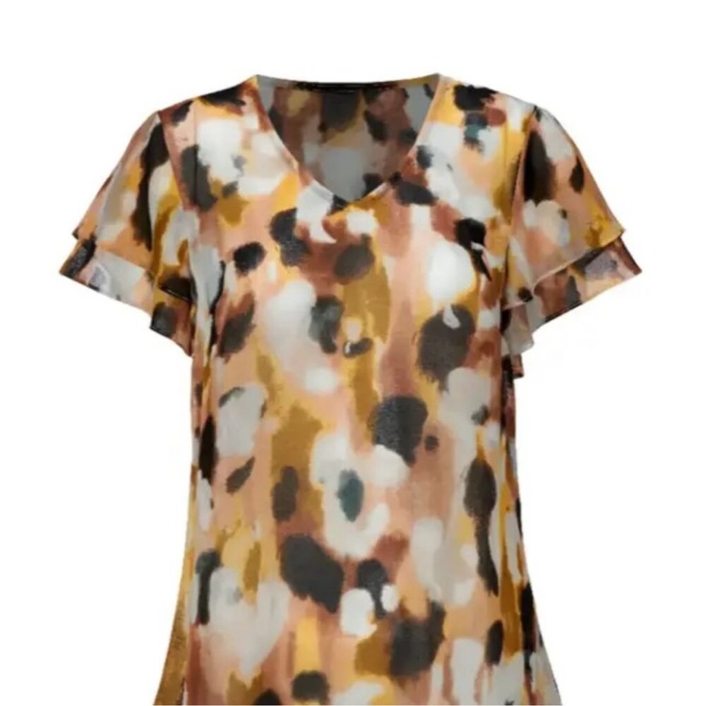 Cabi Agenda Top #4344 Watercolor size XL  Was $89